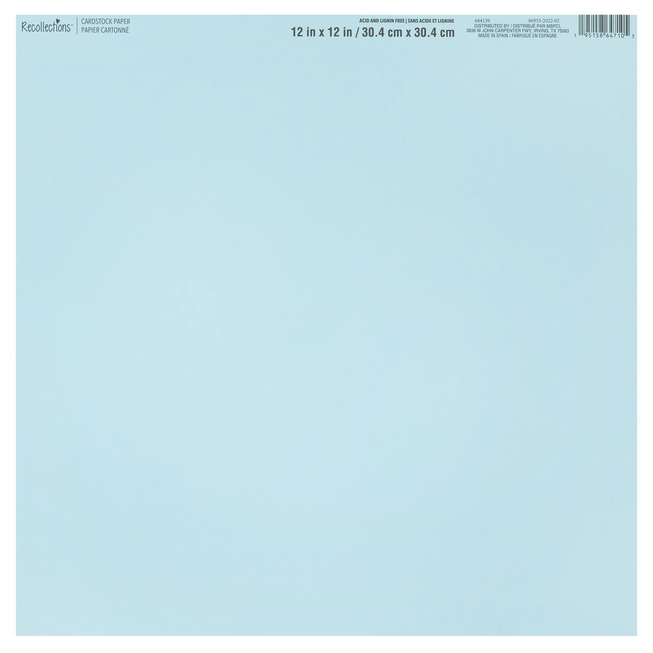 60 Pack: Smooth Solid Cardstock Paper by Recollections™, 12" x 12"